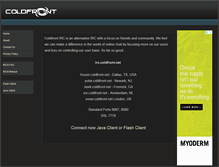 Tablet Screenshot of coldfront.net
